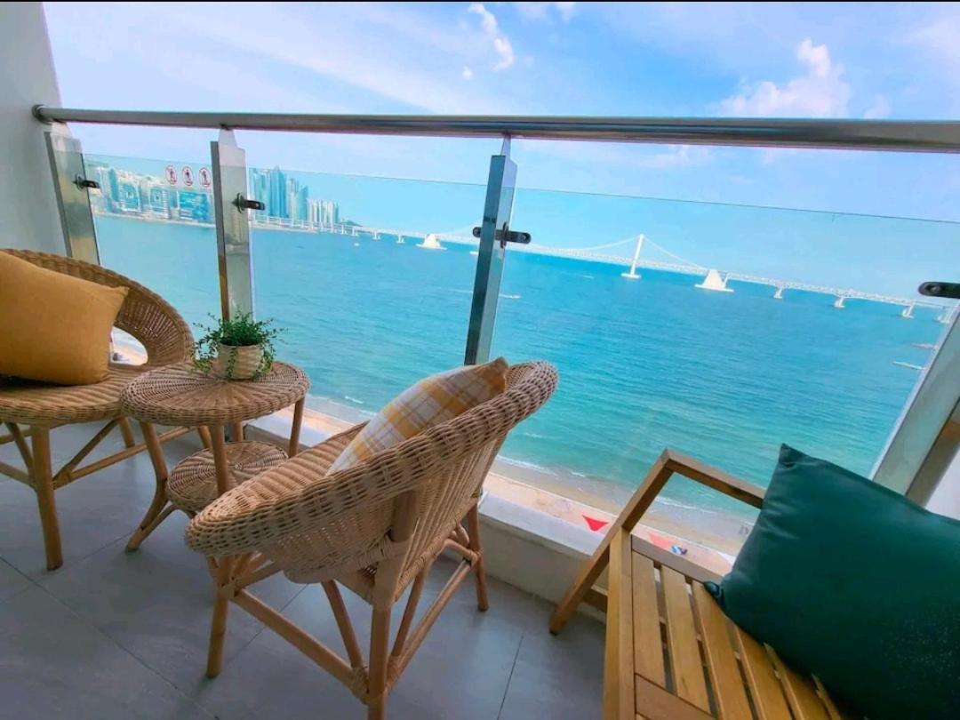בוסאן Gwangalli Grand Terrace Ocean View מראה חיצוני תמונה